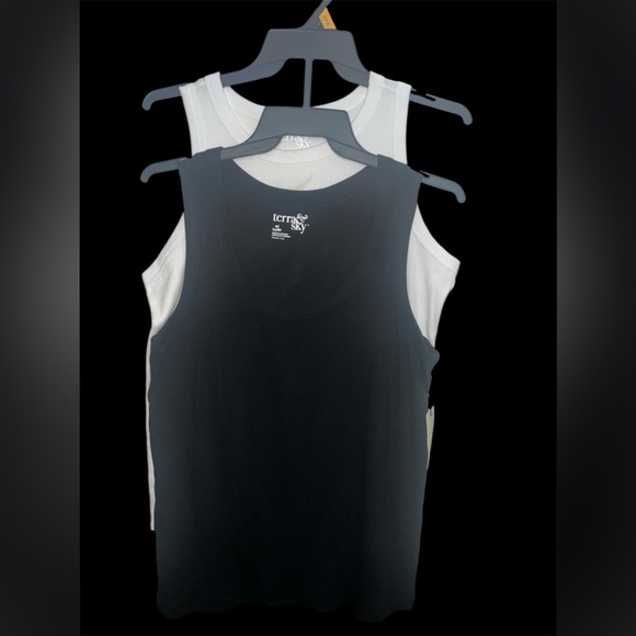 Ribbed Tank Top 2-Pack for Plus Size Women from Terra & Sky - Picture 5 of 7